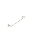 Round Single Towel Rail 600mm