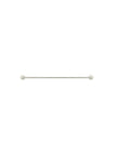 Round Single Towel Rail 600mm - PVD Brushed Nickel