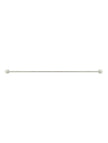 Round Single Towel Rail - PVD Brushed Nickel