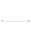 Round Single Towel Rail - PVD Brushed Nickel