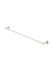 Round Single Towel Rail - PVD Brushed Nickel