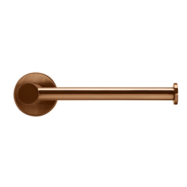 Round Toilet Roll Holder - Lustre Bronze