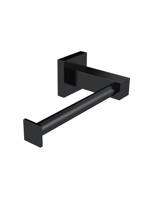 Meir Square Toilet Roll Holder in Matte Black