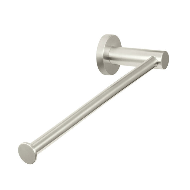Round Guest Towel Rail - PVD Brushed Nickel