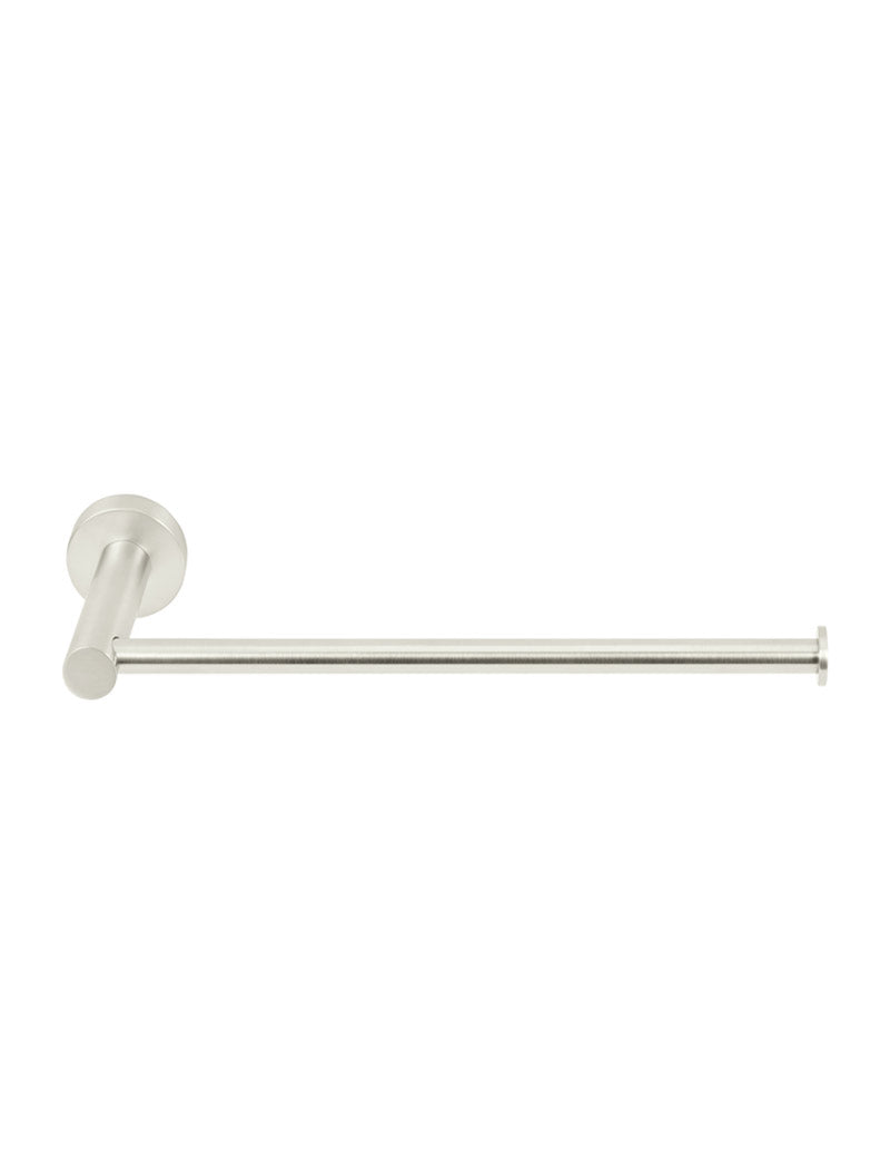 Round Guest Towel Rail - PVD Brushed Nickel