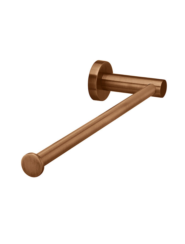 Round Guest Towel Rail - Lustre Bronze