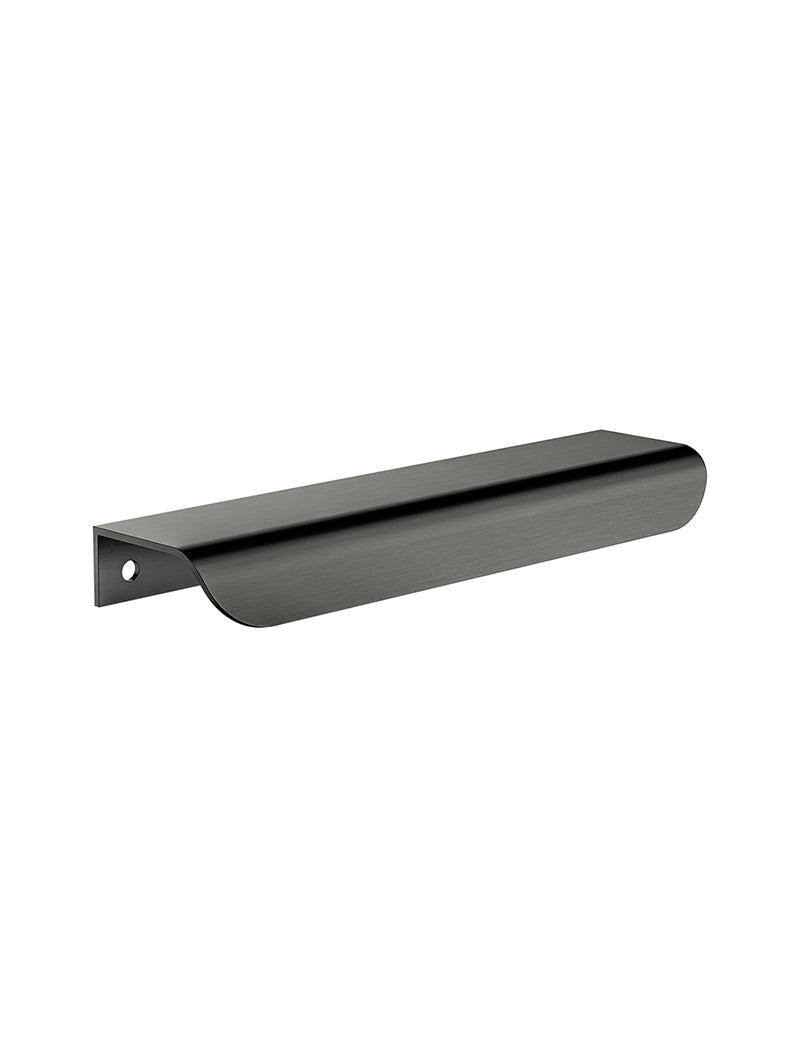 Öppen Edge-Pull 150mm Cabinet Handle (Brushed) - Shadow Gunmetal