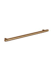 Öppen Round Pull 328mm Cabinet Handle (Linear Knurled) - Lustre Bronze