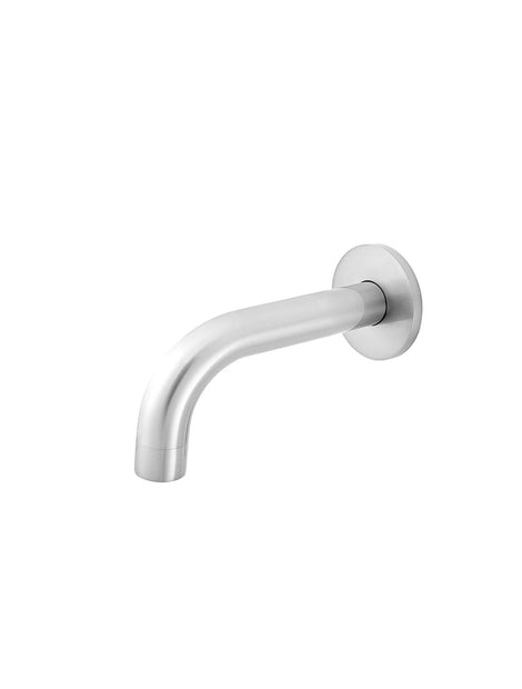 Universal Round Curved Spout 130mm in Polished Chrome