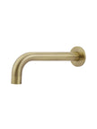 Universal Round Curved Spout - PVD Tiger Bronze