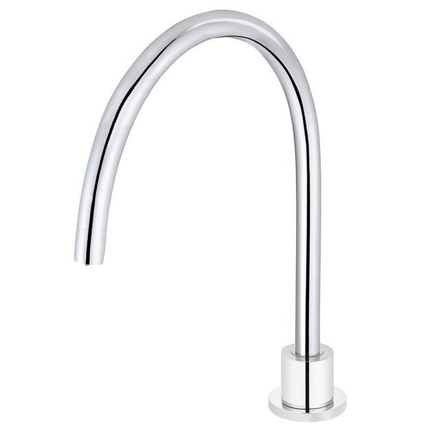 Round Gooseneck High-Rise Swivel Hob Spout