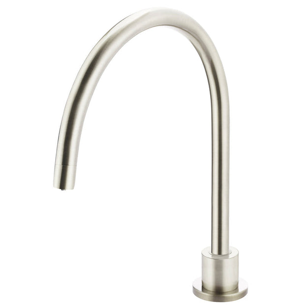 Round Gooseneck High-Rise Swivel Hob Spout