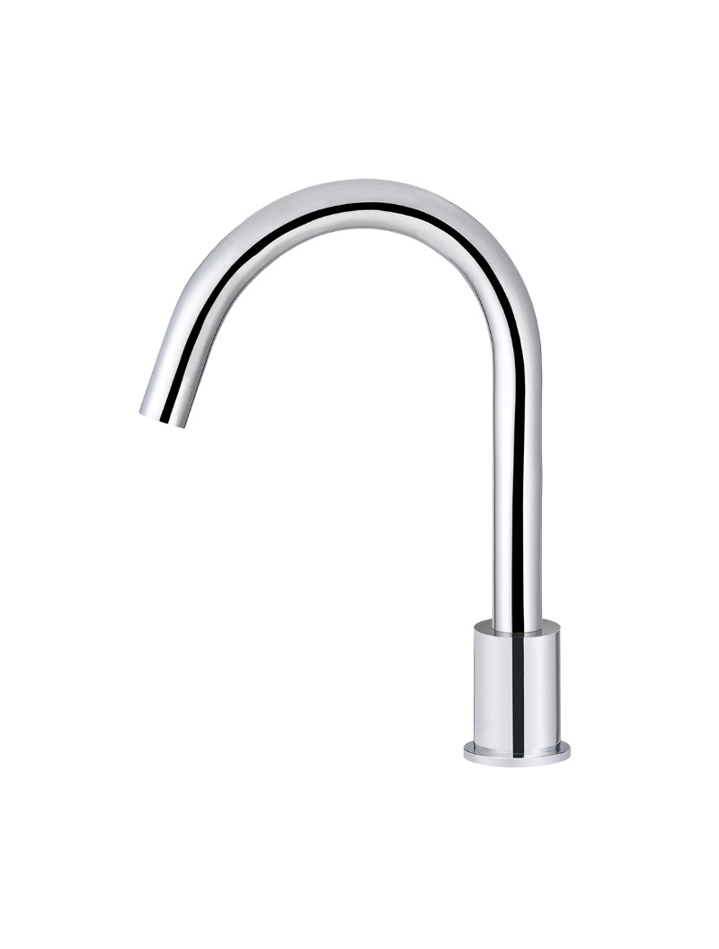 Round Hob Mounted Swivel Spout - Polished Chrome