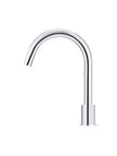 Round Hob Mounted Swivel Spout - Polished Chrome