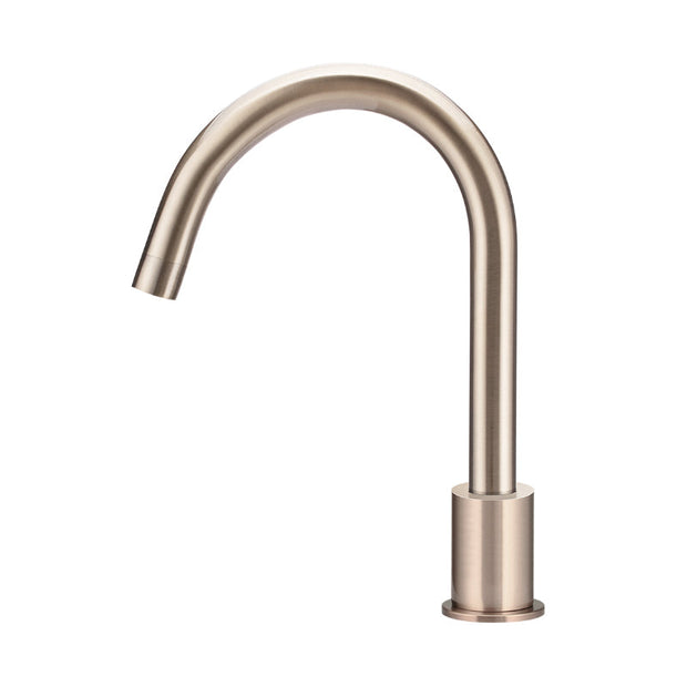 Round Hob Mounted Swivel Spout - Champagne