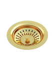 Lavello Sink Strainer and Waste Plug Basket with Stopper - Tiger Bronze