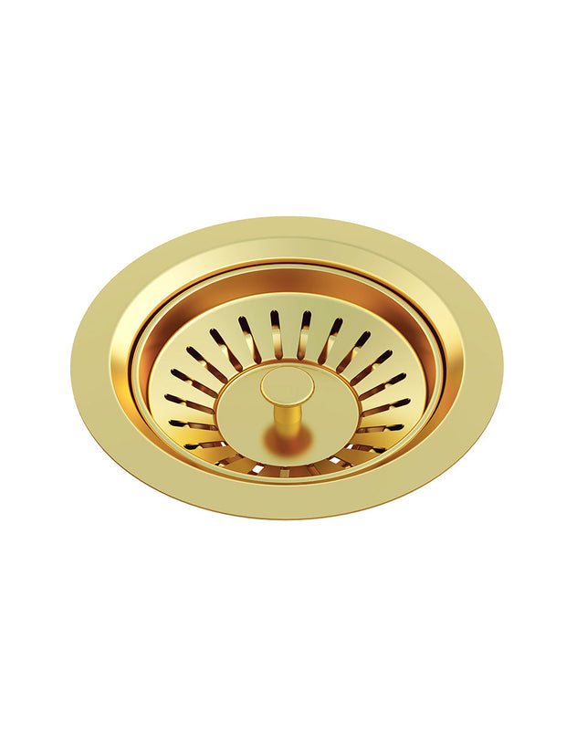Lavello Sink Strainer and Waste Plug Basket with Stopper - Tiger Bronze
