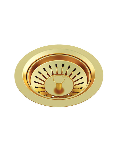 Lavello Sink Strainer and Waste Plug Basket with Stopper - Tiger Bronze