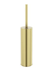 Round Toilet Brush & Holder - PVD Tiger Bronze