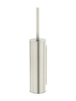 Round Toilet Brush & Holder - PVD Brushed Nickel