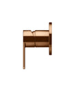 Round Wall Mixer Paddle Handle Trim Kit (In-wall Body Not Included) - Lustre Bronze