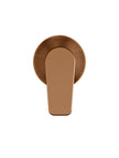 Round Wall Mixer Paddle Handle Trim Kit (In-wall Body Not Included) - Lustre Bronze
