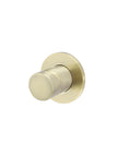 Round Wall Mixer Pinless Handle Trim Kit (In-wall Body Not Included) - PVD Tiger Bronze