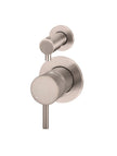 Round Diverter Mixer Trim Kit (In-wall Body Not Included) - Champagne