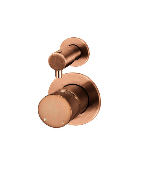 Meir Round Diverter Mixer Pinless Handle Trim Kit (In-wall Body Not Included)