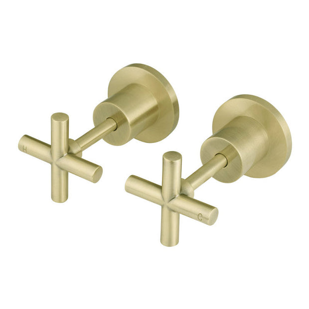 Round Cross Handle Jumper Valve Wall Top Assemblies