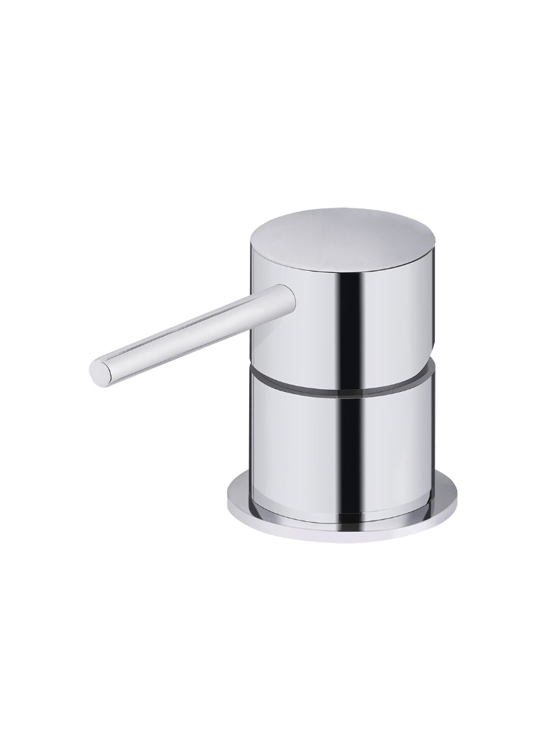 Round Deck Mounted Mixer - Polished Chrome