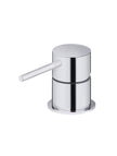 Round Deck Mounted Mixer - Polished Chrome