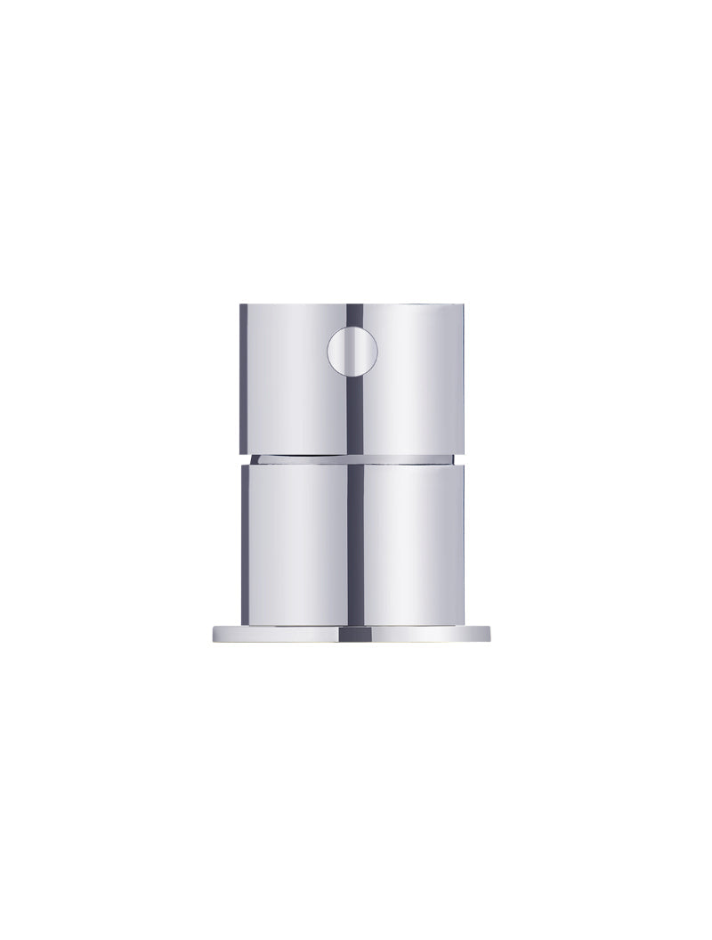 Round Deck Mounted Mixer - Polished Chrome