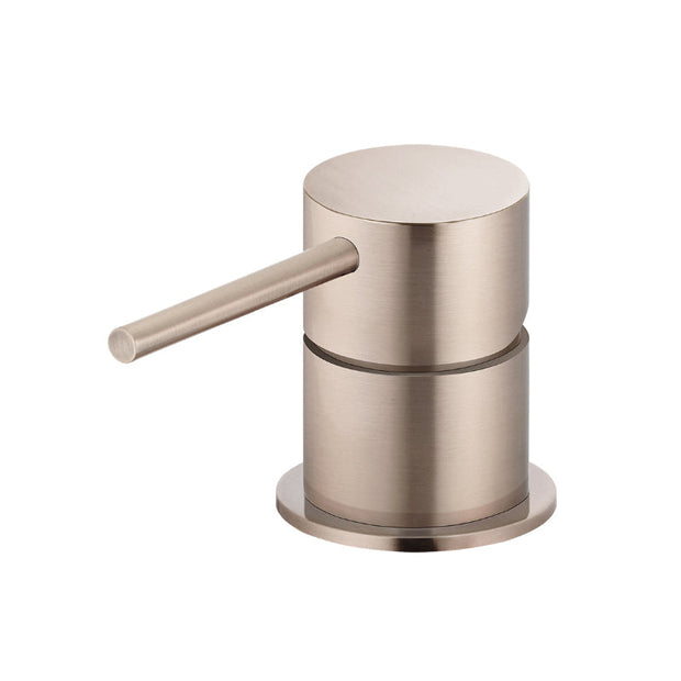 Round Deck Mounted Mixer - Champagne
