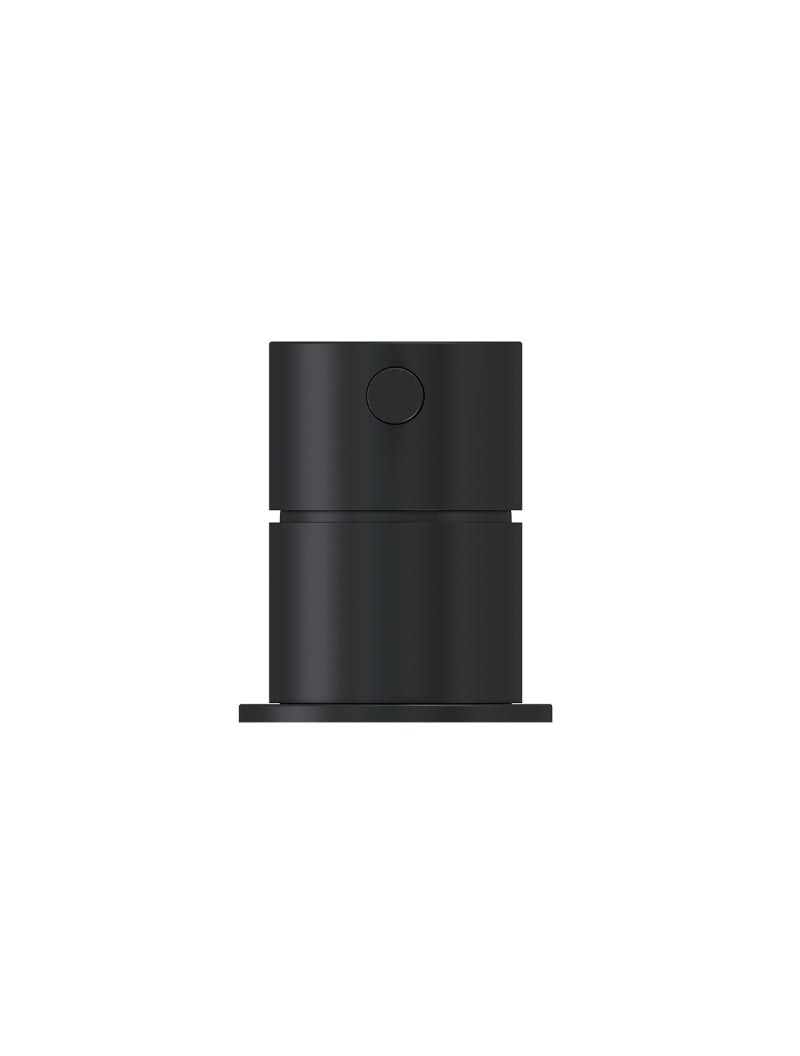 Round Deck Mounted Mixer - Matte Black