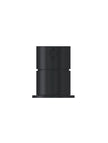 Round Deck Mounted Mixer - Matte Black