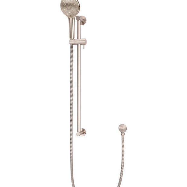 Round Three Function Hand Shower on Rail Column