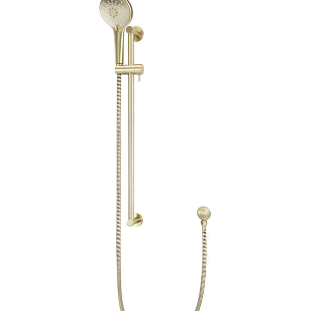 Round Three Function Hand Shower on Rail Column