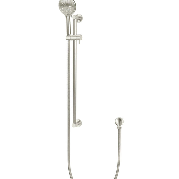 Round Three Function Hand Shower on Rail Column