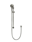 Round Three Function Hand Shower on Rail Column - Shadow Gunmetal