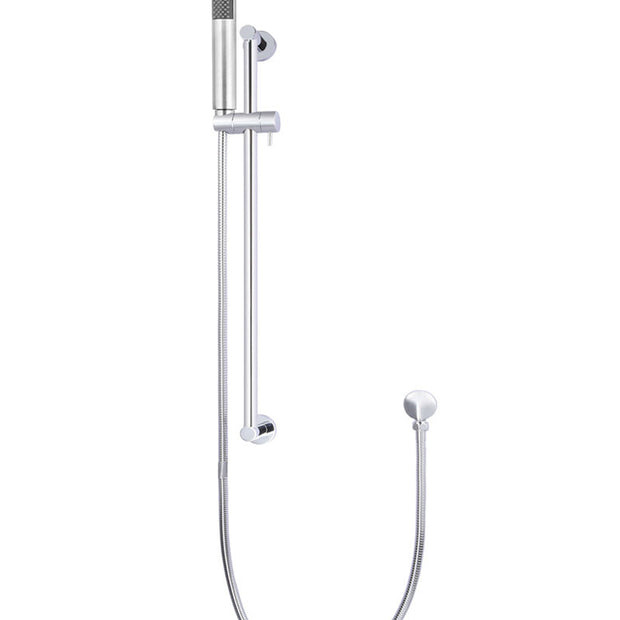 Round Hand Shower on Rail Column