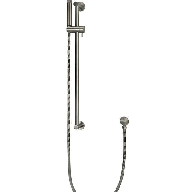 Round Hand Shower on Rail Column