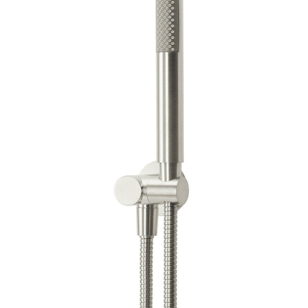Round Shower on Swivel Bracket - PVD Brushed Nickel