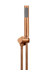 Round Shower on Swivel Bracket - Lustre Bronze