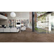 One Mud Matt Concrete Look Porcelain Tiles in a room setting
