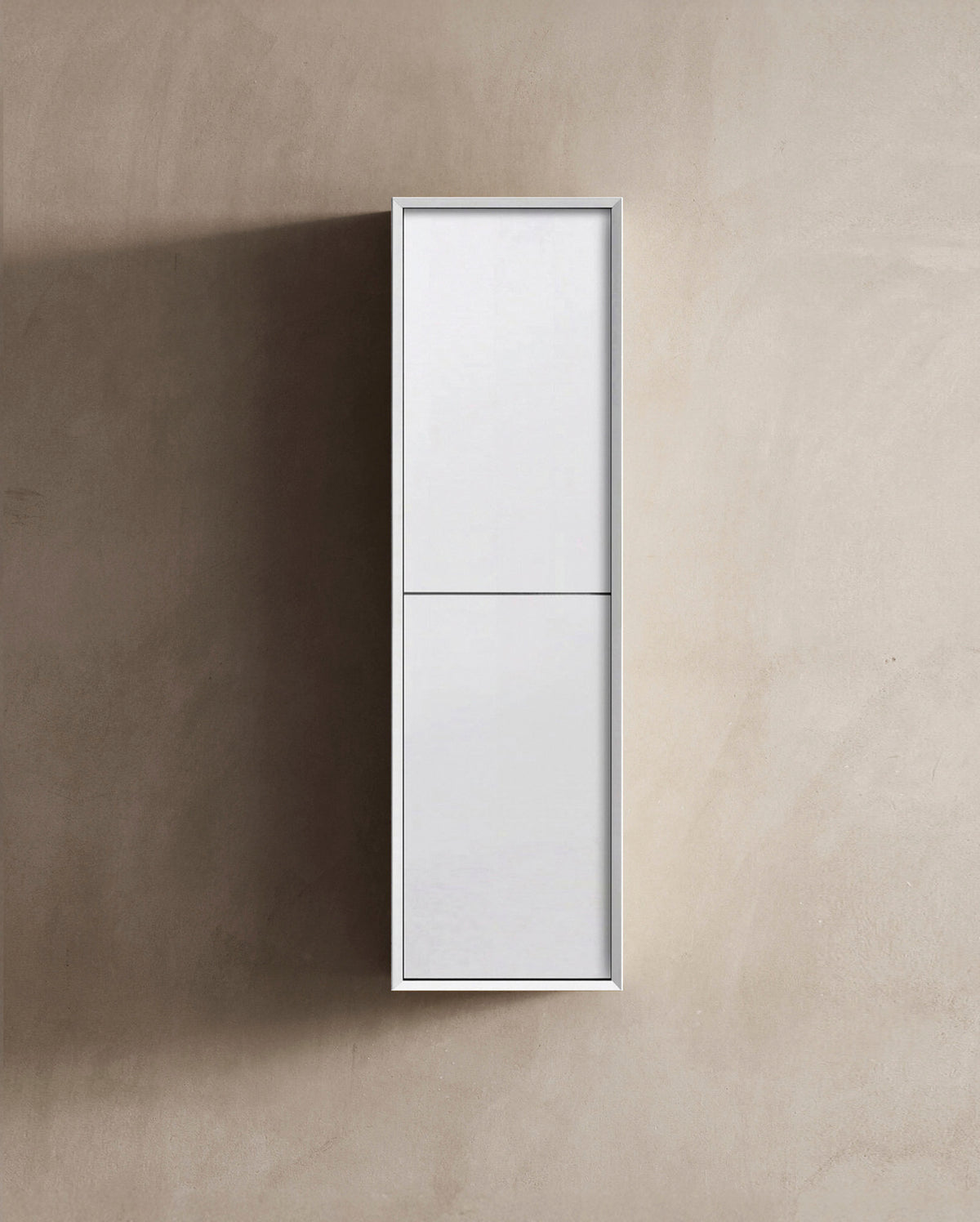 Noosa Matte White Wall Hung Tallboy