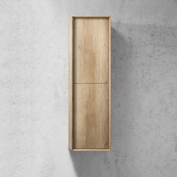 Byron Natural Oak Wall Hung Tallboy