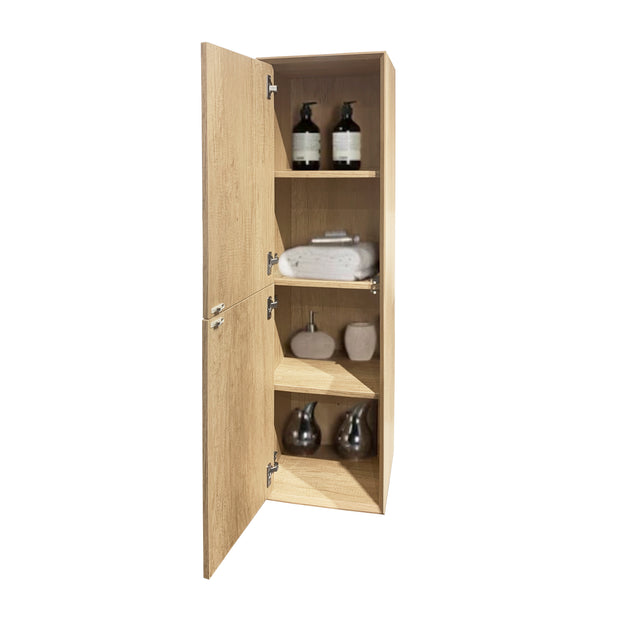 Byron Natural Oak Wall Hung Tallboy