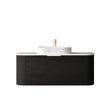 Otti Bondi 1200mm Black Oak Wall Hung Curve Vanity