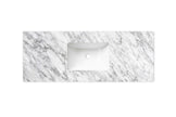 Laguna Mark II 1200mm Black Oak Wall Hung Vanity Under Mount Stone Top (Natural Carrara Marble)